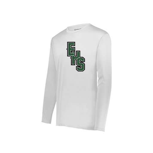 [222822.005.XS-LOGO2] Men's LS Smooth Sport Shirt (Adult XS, White, Logo 2)