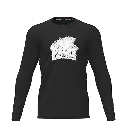 [CUS-DRIF-TEES-PER-CNK-LSL-BLK-YXS-LOGO1] Dri Fit Performance T-Shirt (Youth XS, Black, Logo 1, Long Sleeve)