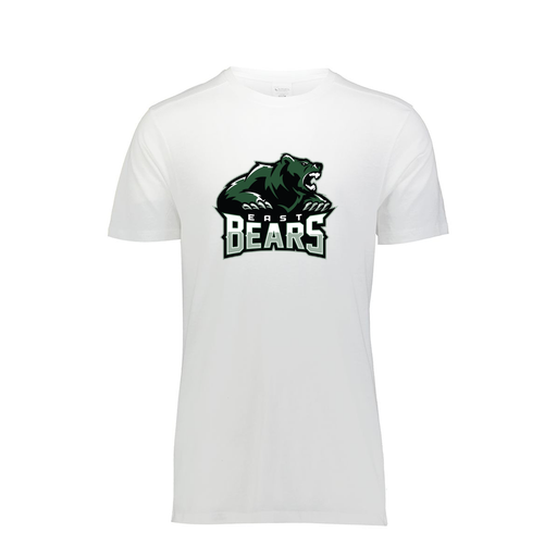 [FTSCUBWH-YS-LOGO1] Decker Youth Tri-Blend T-Shirt - Short Sleeve (Youth S, White, Logo 1)