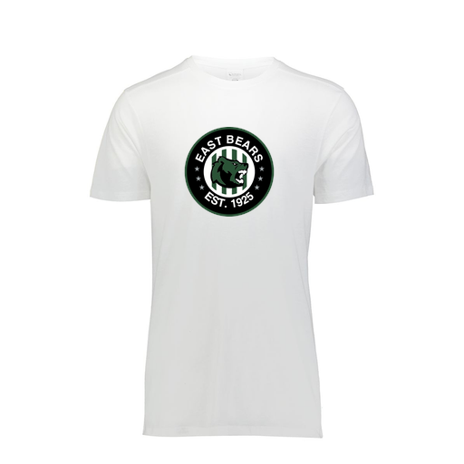 [FTSCUBWH-YS-LOGO3] Decker Youth Tri-Blend T-Shirt - Short Sleeve (Youth S, White, Logo 3)