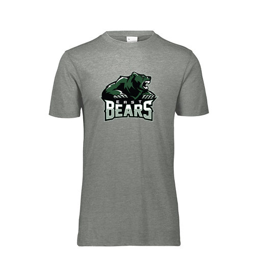 [FTSCUBGY-YS-LOGO1] Decker Youth Tri-Blend T-Shirt - Short Sleeve (Youth S, Gray, Logo 1)