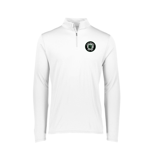 [FTLQFLWH-FAXS-LOGO3] Decker Women's Flex-Lite 1/4 Zip Shirt (Female Adult XS, White, Logo 3)