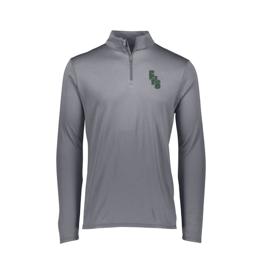 [FTLQFLGY-FAXS-LOGO2] Decker Women's Flex-Lite 1/4 Zip Shirt (Female Adult XS, Gray, Logo 2)