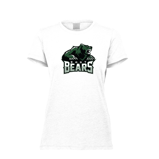 [FTSCUBWH-FAXS-LOGO1] Decker Women's Tri-Blend T-Shirt - Short Sleeve (Female Adult XS, White, Logo 1)