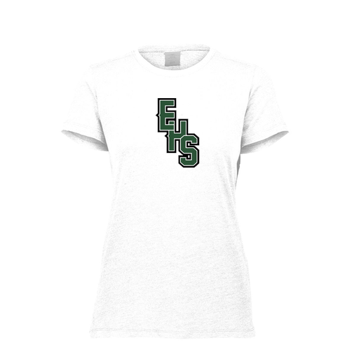 [FTSCUBWH-FAXS-LOGO2] Decker Women's Tri-Blend T-Shirt - Short Sleeve (Female Adult XS, White, Logo 2)