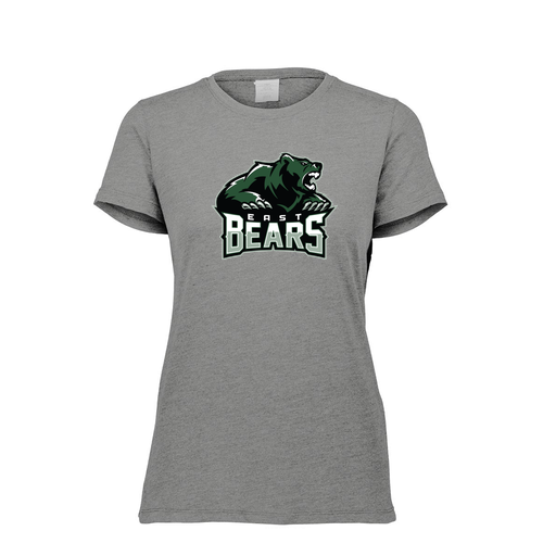 [FTSCUBGY-FAXS-LOGO1] Decker Women's Tri-Blend T-Shirt - Short Sleeve (Female Adult XS, Gray, Logo 1)