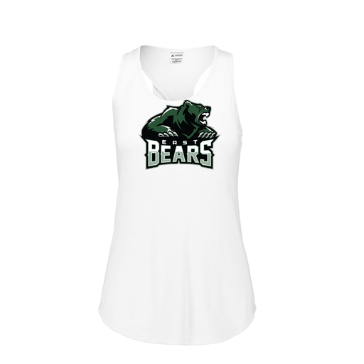 [3078.005.S-LOGO1] Ladies Tri Blend Tank Top (Female Adult S, White, Logo 1)