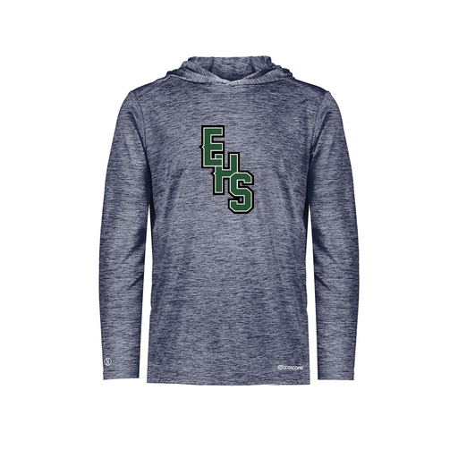 [CUS-DFW-CHGHOOD-PER-LSL-NVY-AS-LOGO2] Men's Charge Hoodie (Adult S, Navy, Logo 2)