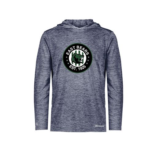 [CUS-DFW-CHGHOOD-PER-LSL-NVY-AS-LOGO3] Men's Charge Hoodie (Adult S, Navy, Logo 3)
