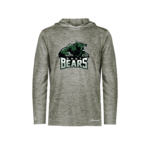 [FOLHCGGY-AS-LOGO1] Decker Men's Charge Hoodie (Adult S, Gray, Logo 1)