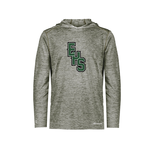 [FOLHCGGY-AS-LOGO2] Decker Men's Charge Hoodie (Adult S, Gray, Logo 2)