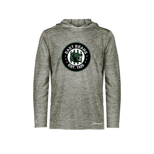 [FOLHCGGY-AS-LOGO3] Decker Men's Charge Hoodie (Adult S, Gray, Logo 3)