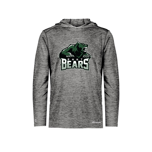 [FOLHCGBK-YS-LOGO1] Decker Youth Charge Hoodie (Youth S, Black, Logo 1)