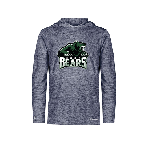 [FOLHCGNV-YS-LOGO1] Decker Youth Charge Hoodie (Youth S, Navy, Logo 1)