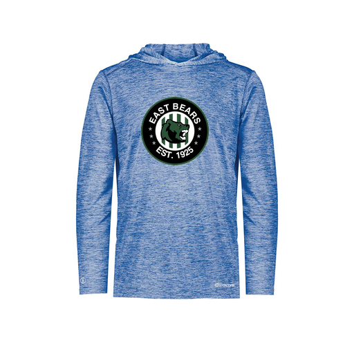 [FOLHCGRY-YS-LOGO3] Decker Youth Charge Hoodie (Youth S, Royal, Logo 3)