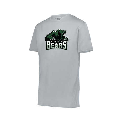 [222818.099.S-LOGO1] Men's Movement Dri Fit Shirt (Adult S, Silver, Logo 1)