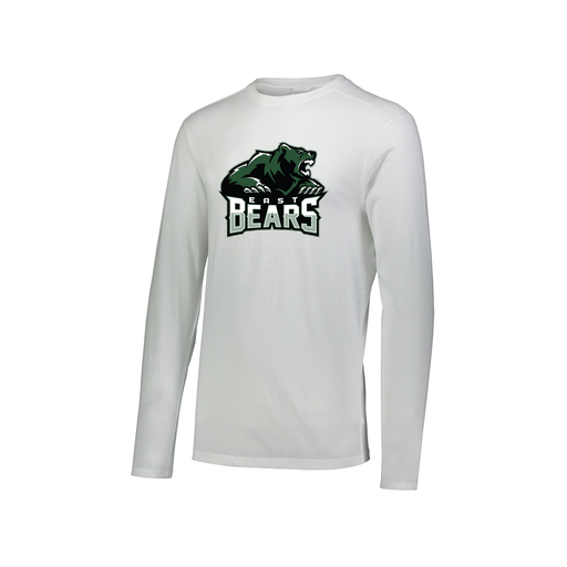 [3075.005.XS-LOGO1] Men's LS Ultra-blend T-Shirt (Adult XS, White, Logo 1)