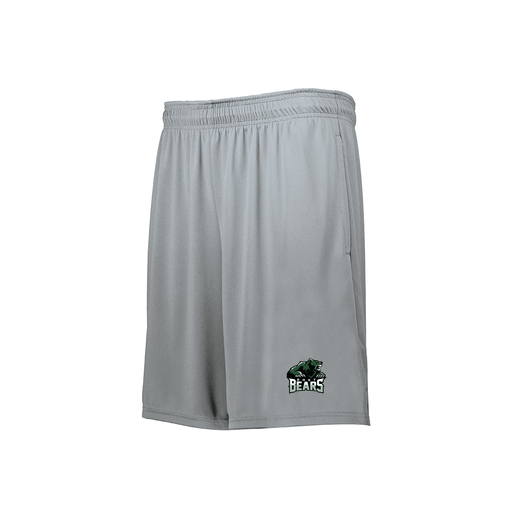 [229511.099.XS-LOGO1] Decker Men's Swift Short (Adult XS, Silver, Logo 1)