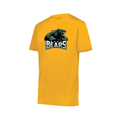 [222819.025.XXS-LOGO1] Youth Movement Dri Fit Shirt (Youth XXS, Athletic Gold, Logo 1)