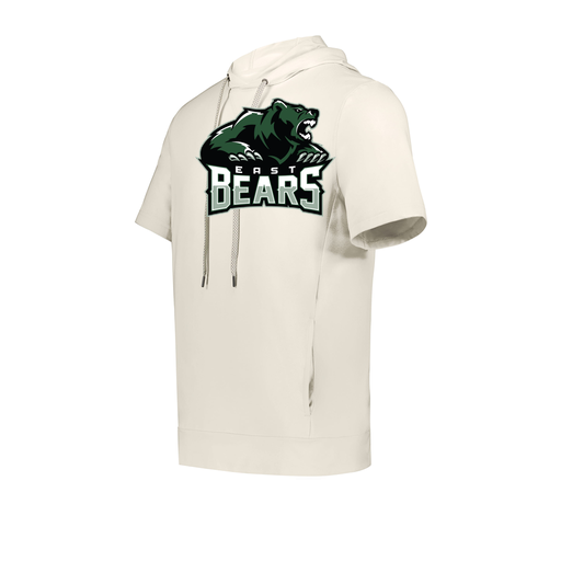 [222605-WHT-YS-LOGO1] YOUTH VENTURA SOFT KNIT SHORT SLEEVE HOODIE (Youth S, White, Logo 1)