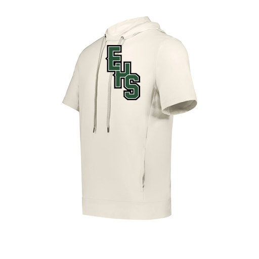 [222605-WHT-YS-LOGO2] YOUTH VENTURA SOFT KNIT SHORT SLEEVE HOODIE (Youth S, White, Logo 2)