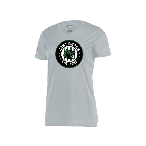 [222820.099.S-LOGO3] Ladies Movement Dri Fit Shirt (Female Adult S, Silver, Logo 3)